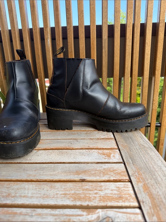 Dr. Martens Shoes - Dr. Martens Black Chunky Chelsea Ankle Boots
